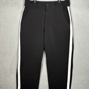 Smitty Umpire Pants Mens 42 Officials Referee Black White Stripe Baseball Sports